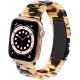 Thin Light Resin Strap Bracelet for Apple Watch Band 38mm 40mm 41mm 42mm 44mm 45mm 49mm Stainless Steel Buckle Replacement Band For iWatch SE Ultra Series 8 7 6 5 4 3 2 1 for Women Men