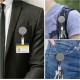 Heavy Duty Retractable Badge Holder Reel, Metal ID Badge Holder with Belt Clip Key Ring Heavy Duty Retractable Badge Holder Reel, Metal ID Badge Holder with Belt Clip Key Ring