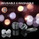 High Fidelity Concert Earplugs, Reusable Musicians Ear Plugs, 27dB Advanced Filter Technology Ear Protection for Music Festivals High Fidelity Concert Earplugs, Reusable Musicians Ear Plugs, 27dB Advanced Filter Technology Ear Protection for Music Festivals