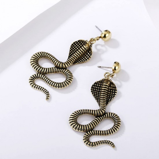 Snake Dangle Earrings for Women Boho Statement Snake Earrings Personality Snake Dangle Drop Earrings for Teen Girls