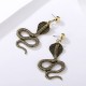 Snake Dangle Earrings for Women Boho Statement Snake Earrings Personality Snake Dangle Drop Earrings for Teen Girls