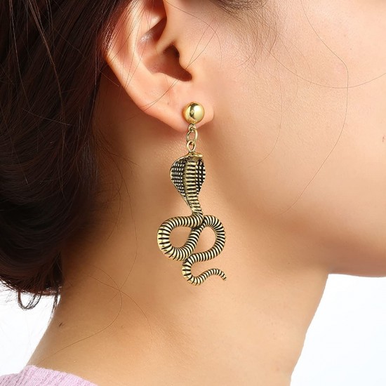 Snake Dangle Earrings for Women Boho Statement Snake Earrings Personality Snake Dangle Drop Earrings for Teen Girls