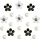 18Pcs Cute Daisy Flower Shoe Charms, Pearl Decoration Charms for Women Clog Sandals, Acrylic Flower Charms Accessories for Kids, Girls, Favors Gifts for Birthday, Party