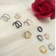 20G Nose Rings Hoops Surgical Steel Double Spiral Nose Ring Left or Right Single Pierced Nose Piercing for Women Men