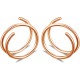 20G Nose Rings Hoops Surgical Steel Double Spiral Nose Ring Left or Right Single Pierced Nose Piercing for Women Men