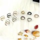 20G Nose Rings Hoops Surgical Steel Double Spiral Nose Ring Left or Right Single Pierced Nose Piercing for Women Men