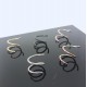 20G Nose Rings Hoops Surgical Steel Double Spiral Nose Ring Left or Right Single Pierced Nose Piercing for Women Men