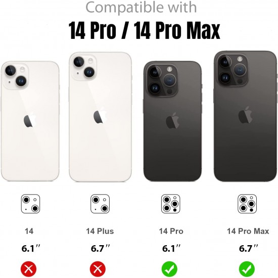 Camera Lens Protector for iphone 14 Pro Max/14 Pro/14/14 Plus, 9H Tempered Glass Screen Protector Cover Metal Individual Ring Camera Lens Protector for iphone 14 Pro Max/14 Pro/14/14 Plus, 9H Tempered Glass Screen Protector Cover Metal Individual Ring