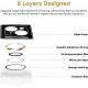 Camera Lens Protector for iphone 14 Pro Max/14 Pro/14/14 Plus, 9H Tempered Glass Screen Protector Cover Metal Individual Ring Camera Lens Protector for iphone 14 Pro Max/14 Pro/14/14 Plus, 9H Tempered Glass Screen Protector Cover Metal Individual Ring