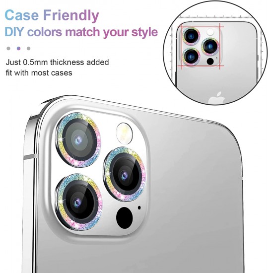 Camera Lens Protector for iphone 14 Pro Max/14 Pro/14/14 Plus, 9H Tempered Glass Screen Protector Cover Metal Individual Ring Camera Lens Protector for iphone 14 Pro Max/14 Pro/14/14 Plus, 9H Tempered Glass Screen Protector Cover Metal Individual Ring