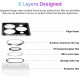 Camera Lens Protector for iphone 14 Pro Max/14 Pro/14/14 Plus, 9H Tempered Glass Screen Protector Cover Metal Individual Ring Camera Lens Protector for iphone 14 Pro Max/14 Pro/14/14 Plus, 9H Tempered Glass Screen Protector Cover Metal Individual Ring