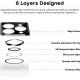 Camera Lens Protector for iphone 14 Pro Max/14 Pro/14/14 Plus, 9H Tempered Glass Screen Protector Cover Metal Individual Ring Camera Lens Protector for iphone 14 Pro Max/14 Pro/14/14 Plus, 9H Tempered Glass Screen Protector Cover Metal Individual Ring