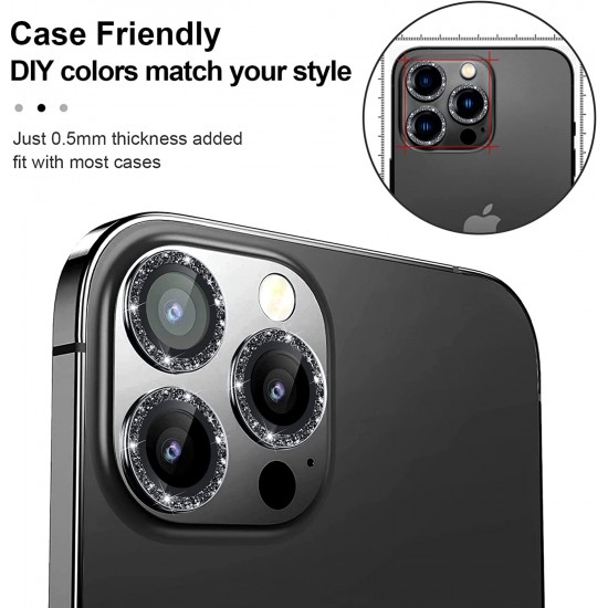 Camera Lens Protector for iphone 14 Pro Max/14 Pro/14/14 Plus, 9H Tempered Glass Screen Protector Cover Metal Individual Ring Camera Lens Protector for iphone 14 Pro Max/14 Pro/14/14 Plus, 9H Tempered Glass Screen Protector Cover Metal Individual Ring