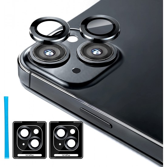 Camera Lens Protector for iphone 14 Pro Max/14 Pro/14/14 Plus, 9H Tempered Glass Screen Protector Cover Metal Individual Ring Camera Lens Protector for iphone 14 Pro Max/14 Pro/14/14 Plus, 9H Tempered Glass Screen Protector Cover Metal Individual Ring