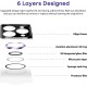 Camera Lens Protector for iphone 14 Pro Max/14 Pro/14/14 Plus, 9H Tempered Glass Screen Protector Cover Metal Individual Ring Camera Lens Protector for iphone 14 Pro Max/14 Pro/14/14 Plus, 9H Tempered Glass Screen Protector Cover Metal Individual Ring