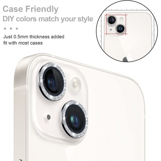 Camera Lens Protector for iphone 14 Pro Max/14 Pro/14/14 Plus, 9H Tempered Glass Screen Protector Cover Metal Individual Ring Camera Lens Protector for iphone 14 Pro Max/14 Pro/14/14 Plus, 9H Tempered Glass Screen Protector Cover Metal Individual Ring