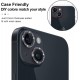Camera Lens Protector for iphone 14 Pro Max/14 Pro/14/14 Plus, 9H Tempered Glass Screen Protector Cover Metal Individual Ring