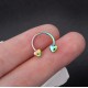 16G Septum Rings Heart Cartilage Earring Hoop 316L Stainless Steel Helix Earring Daith Earring Nose Ring Hoop Septum Piercing Jewelry for Women and Men