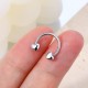 16G Septum Rings Heart Cartilage Earring Hoop 316L Stainless Steel Helix Earring Daith Earring Nose Ring Hoop Septum Piercing Jewelry for Women and Men