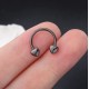 16G Septum Rings Heart Cartilage Earring Hoop 316L Stainless Steel Helix Earring Daith Earring Nose Ring Hoop Septum Piercing Jewelry for Women and Men