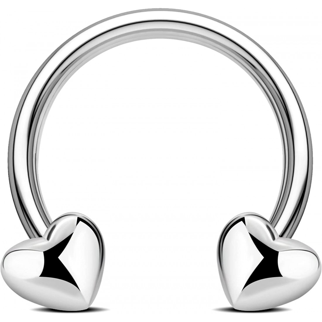 Anelli Per Piercing Al Naso In Acciaio 316L - 10 Pezzi Da 6-12 Mm Per Setto, Cartilagine E Labbra