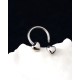 16G Septum Rings Heart Cartilage Earring Hoop 316L Stainless Steel Helix Earring Daith Earring Nose Ring Hoop Septum Piercing Jewelry for Women and Men