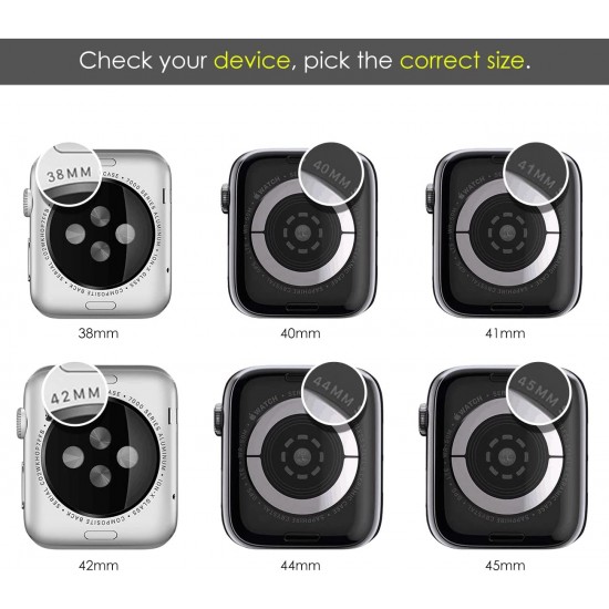 Bling Watch Protective Case with Built-in Screen Protector for Apple Watch Ultra SE Series 8 7 6 5 4 3 2 1