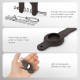 Key Organizer for Airtag, Carbon Fiber Leather Compact Keyholder Compatible with Apple Airtag, Air tag Tracker Keychain with Keyring Holds