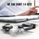 Key Organizer for Airtag, Carbon Fiber Leather Compact Keyholder Compatible with Apple Airtag, Air tag Tracker Keychain with Keyring Holds Key Organizer for Airtag, Carbon Fiber Leather Compact Keyholder Compatible with Apple Airtag, Air tag Tracker Keychain with Keyring Holds