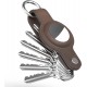 Key Organizer for Airtag, Carbon Fiber Leather Compact Keyholder Compatible with Apple Airtag, Air tag Tracker Keychain with Keyring Holds Key Organizer for Airtag, Carbon Fiber Leather Compact Keyholder Compatible with Apple Airtag, Air tag Tracker Keychain with Keyring Holds