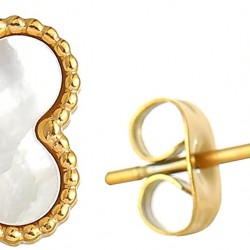 Lucky Clover Earrings Studs for Women Girl Hypoallergenic Fashion Simple Cute Earrings Jewelry Womens Gift