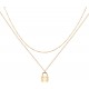 Heart Necklace Pendant Handmade 18k Gold Plated Dainty Gold Choker Arrow Bar Layering Long Necklace for Women