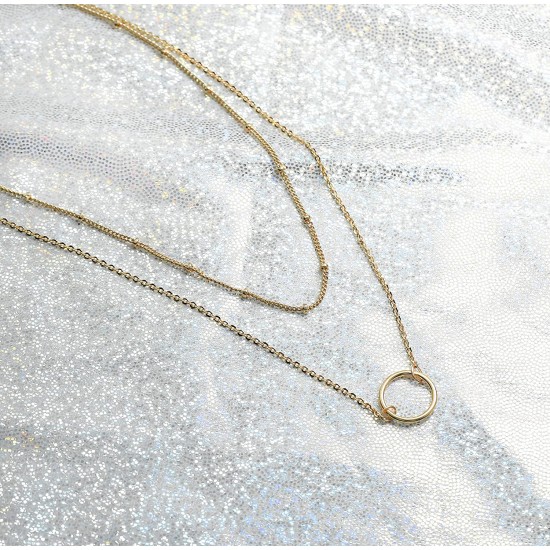 Heart Necklace Pendant Handmade 18k Gold Plated Dainty Gold Choker Arrow Bar Layering Long Necklace for Women