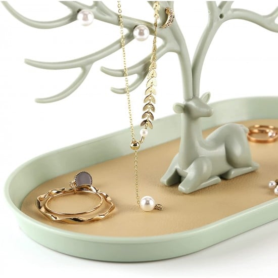 Antlers Jewelry Display Stand,Tree Tower Rack Hanging Organizer for Ring Earrings Necklace Bracelet