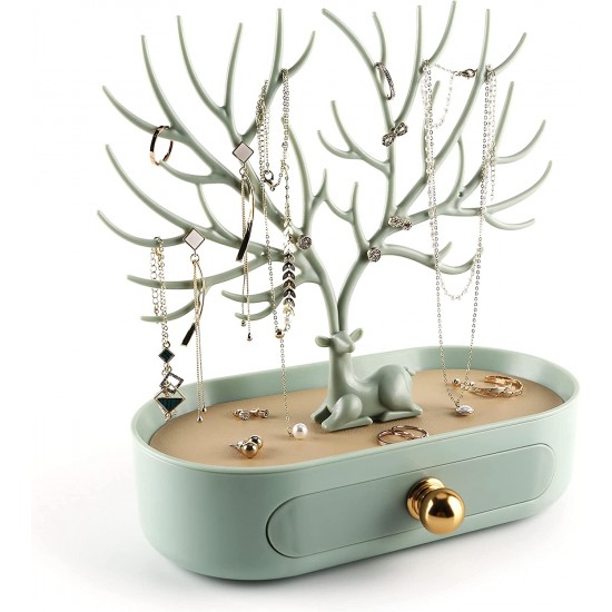 Antlers Jewelry Display Stand,Tree Tower Rack Hanging Organizer for Ring Earrings Necklace Bracelet