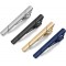 Tie Clips for Men, Black Gold Blue Gray Silver Tie Bar Set for Regular Ties, Luxury Box Gift Ideas 