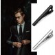 Tie Clips for Men, Black Gold Blue Gray Silver Tie Bar Set for Regular Ties, Luxury Box Gift Ideas