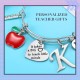 Personalized Stainless Steel Bracelets Friendship Bangle Gifts for Women, Valentines Graduation Thank You Teacher Gifts Present Bracelet with Initial