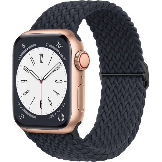 Braided Solo Band for Apple Watch Band 38mm 40mm 41mm 42mm 44mm 45mm 49mm for Women Men, Stretchy Sport Adjustable Elastic Strap for iWatch Ultra SE Series 8 7 6 5 4 3 2 1 Braided Solo Band for Apple Watch Band 38mm 40mm 41mm 42mm 44mm 45mm 49mm for Women Men, Stretchy Sport Adjustable Elastic Strap for iWatch Ultra SE Series 8 7 6 5 4 3 2 1