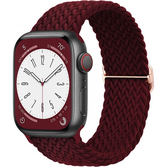Braided Solo Band for Apple Watch Band 38mm 40mm 41mm 42mm 44mm 45mm 49mm for Women Men, Stretchy Sport Adjustable Elastic Strap for iWatch Ultra SE Series 8 7 6 5 4 3 2 1 Braided Solo Band for Apple Watch Band 38mm 40mm 41mm 42mm 44mm 45mm 49mm for Women Men, Stretchy Sport Adjustable Elastic Strap for iWatch Ultra SE Series 8 7 6 5 4 3 2 1