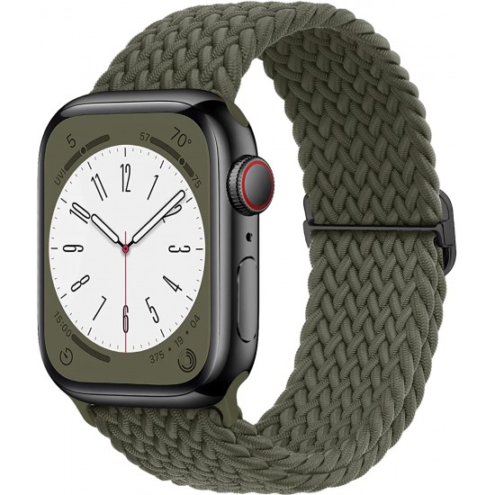 Braided Solo Band for Apple Watch Band 38mm 40mm 41mm 42mm 44mm 45mm 49mm for Women Men, Stretchy Sport Adjustable Elastic Strap for iWatch Ultra SE Series 8 7 6 5 4 3 2 1 Braided Solo Band for Apple Watch Band 38mm 40mm 41mm 42mm 44mm 45mm 49mm for Women Men, Stretchy Sport Adjustable Elastic Strap for iWatch Ultra SE Series 8 7 6 5 4 3 2 1
