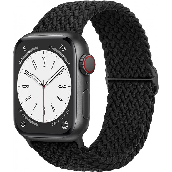 Braided Solo Band for Apple Watch Band 38mm 40mm 41mm 42mm 44mm 45mm 49mm for Women Men, Stretchy Sport Adjustable Elastic Strap for iWatch Ultra SE Series 8 7 6 5 4 3 2 1 Braided Solo Band for Apple Watch Band 38mm 40mm 41mm 42mm 44mm 45mm 49mm for Women Men, Stretchy Sport Adjustable Elastic Strap for iWatch Ultra SE Series 8 7 6 5 4 3 2 1