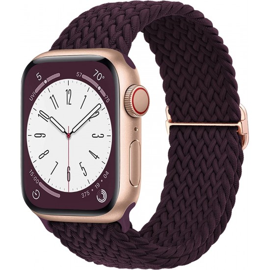 Braided Solo Band for Apple Watch Band 38mm 40mm 41mm 42mm 44mm 45mm 49mm for Women Men, Stretchy Sport Adjustable Elastic Strap for iWatch Ultra SE Series 8 7 6 5 4 3 2 1 Braided Solo Band for Apple Watch Band 38mm 40mm 41mm 42mm 44mm 45mm 49mm for Women Men, Stretchy Sport Adjustable Elastic Strap for iWatch Ultra SE Series 8 7 6 5 4 3 2 1