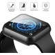 2 Pack Hard PC Case with Tempered Glass Screen Protector Compatible with Apple Watch Ultra Series 8 7 6 5 4 41mm 45mm 40mm 44mm 49mm