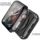 2 Pack Hard PC Case with Tempered Glass Screen Protector Compatible with Apple Watch Ultra Series 8 7 6 5 4 41mm 45mm 40mm 44mm 49mm