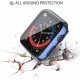 2 Pack Hard PC Case with Tempered Glass Screen Protector Compatible with Apple Watch Ultra Series 8 7 6 5 4 41mm 45mm 40mm 44mm 49mm