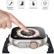 2 Pack Hard PC Case with Tempered Glass Screen Protector Compatible with Apple Watch Ultra Series 8 7 6 5 4 41mm 45mm 40mm 44mm 49mm