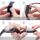 2 Pack Hard PC Case with Tempered Glass Screen Protector Compatible with Apple Watch Ultra Series 8 7 6 5 4 41mm 45mm 40mm 44mm 49mm