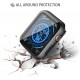 2 Pack Hard PC Case with Tempered Glass Screen Protector Compatible with Apple Watch Ultra Series 8 7 6 5 4 41mm 45mm 40mm 44mm 49mm