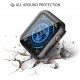 2 Pack Hard PC Case with Tempered Glass Screen Protector Compatible with Apple Watch Ultra Series 8 7 6 5 4 41mm 45mm 40mm 44mm 49mm